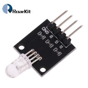 1PCS 스마트 전자 FZ0455 4PIN RGB 센서 스타터 ARDUINO 016 DIY 키트에 모듈 LED KY