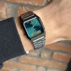 CASIO 카시오 AQ-230EGG-3A 빈티지 레트로 스퀘어 손목시계