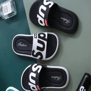 샌들 남성 조리 영문슬리퍼 남자 슬리퍼 빅사이즈 3컬러 쪼리