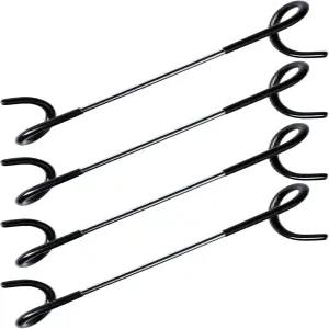 자동 플라자 4X 버드 피더 폴 랩 후크 야외 암 캠핑 랜턴 야드 액세서리 걸이용