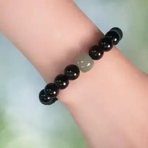 [라일리쥬얼리] Rly H25 화전옥과 흑단의 행운팔찌 소원팔찌