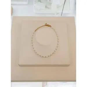 [하프클럽/] 세이브존03  써지컬 3mm진주 체인 팔찌 SAVssr823