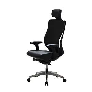 비츠 VIITZ EVCH1001 사무용의자 가죽 BK 헤드