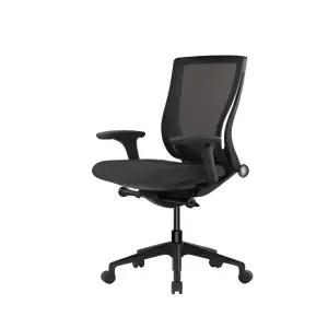 비츠 VIITZ  EVCH1001 사무용의자 BK 고급형 등받이