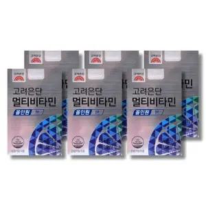 고려은단 멀티비타민 올인원 맨 1560mg 60정 6박스 /wb