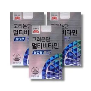 고려은단 멀티비타민 올인원 맨 1560mg 60정 3박스 /wb