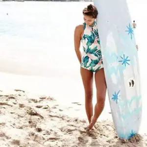 원피스 수영복 비치웨어 서핑 슬리브 여자 래쉬가드