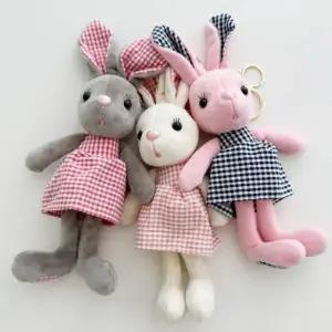 [콩심팥심]원피스 토끼 인형 키링 에어팟키링 가방키링 백참 키홀더 가방고리