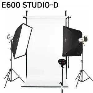 [셀러에이드]포멕스 사진조명 스튜디오 촬영 세트 (E600 STUDIO-D) 고정형