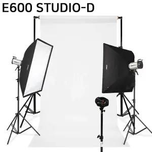 [셀러에이드]포멕스 사진조명 스튜디오 촬영 세트 (E600 STUDIO-D) 이동형