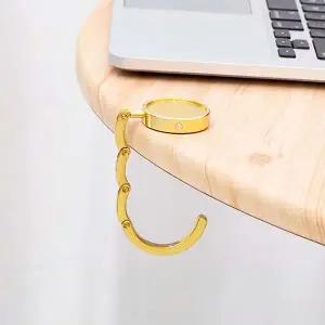 [콩심팥심]360도 회전 휴대용 가방 걸이 후크 책상 스탠드 책가방 거치대 자석