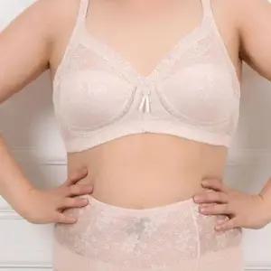 (쏘로사떼)(BR1640)메쉬 쟈가드망사 3단 B컵브라 속옷 여성 튜