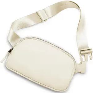 Amazerbst 벨트 백 패니 팩 에브리웨어 40인치 조절 가능 스트랩 여성용 및 남성용 방수