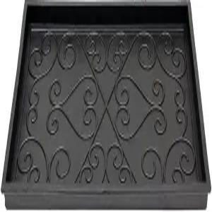 Achla 디자인 스크롤워크 고무 부트 트레이 검은색 24인치 L 소형