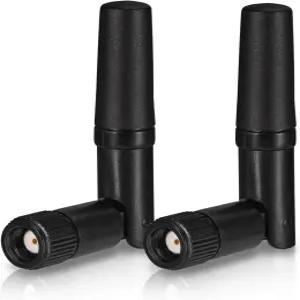에이트우드 소형 WiFi 안테나 듀얼 밴드 2.4GHz 5GHz RP-SMA 2pcs PC 데스크톱 컴퓨터 PCIe 카드 라우터
