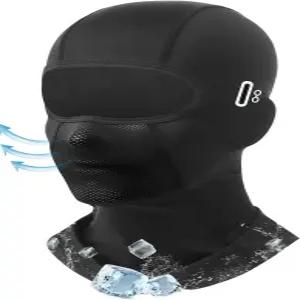 남성용 안경 구멍이 있는 발라클라바 페이스 마스크 여름 쿨링 쉬이스티 자외선 차단 모터사이클 워크