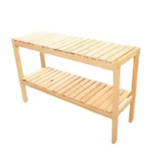 보관 원목2단벤치신발장(대)