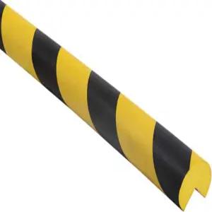 키보리아 L자형/원형 가장자리 보호기 - 19인치 내구성 폴리우레탄 폼 가시성이 높은 노란색/검은색 줄무늬