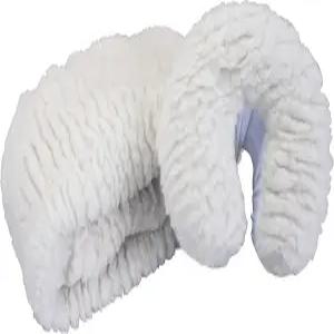 어스라이트 마사지 테이블 플리스 패드 세트 - 테이블과 얼굴 크래들을 아늑하고 따뜻한 플리스로 덮으세요