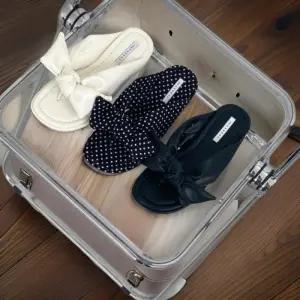 [신상오픈런]여성 사무실용 리본 디자인 편안한 트임 슬리퍼 샌들 (32331298)