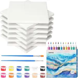 나만의 크리스마스 장식을 칠할 수 있는 10개의 PCS 세라믹 타일 화이트 코스터 유약 DIY 아트 크래프트