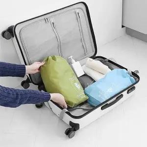 [셀러에이드]여행용 속옷 의류정리 생활방수 복조리파우치 3종세트 산 수영장