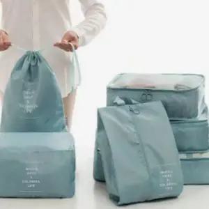 [셀러에이드]여행용 파우치 여행 캐리어 정리 케이스 7종 세트 세트 필수 백