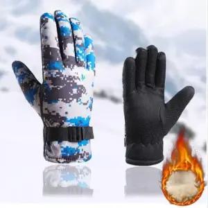 손가락장갑 겨울 방한 스포츠 야외 남자 기모 양털 장갑