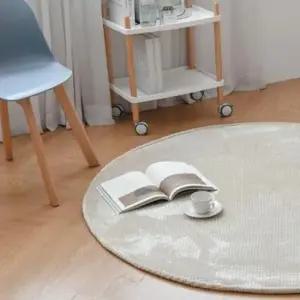 대나무자리 센스 원형 러그 카페트 100