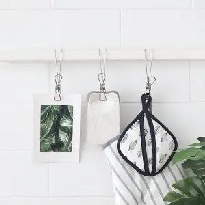 [하프클럽/셀러허브]멀티집게 6P LH100 아이디어 스텐 다용도 후크 홈리빙 열