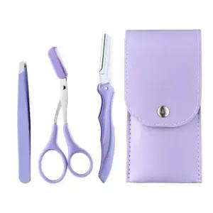 남자눈썹정리 Ludia 눈썹 정리 칼 가위 핀셋 3종 세트