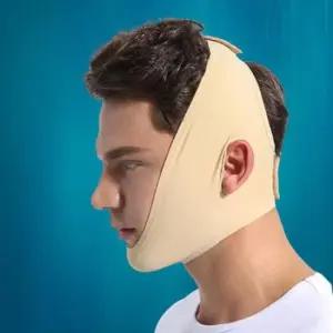페이스밴드 남성 남자 턱선 얼굴 라인 관리 찍찍이 리프팅 밴드