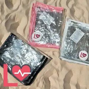 롱타임헬씨 3종 투명 수납함 캠핑 준비물 방수 칸막이 투명지퍼백