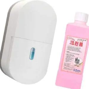 안흐르는거품비누통 벽걸이 공용 잠금기능 잔량확인