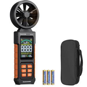 프로스터 디지털 풍속계 CFM CMM CMS 드론 손전등 온도 촬영용 보트 타기 휴대용