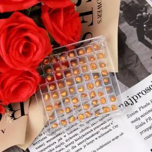 [하프클럽/셀러허브]투명 칸막이 콩알금 아크릴 케이스 64구