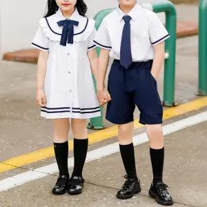 네이비라인 하복 교복세트 유치원 어린이집 합창단.