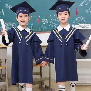 교복몰 졸업사진 네이비 학사복 학사모 세트 졸업식.