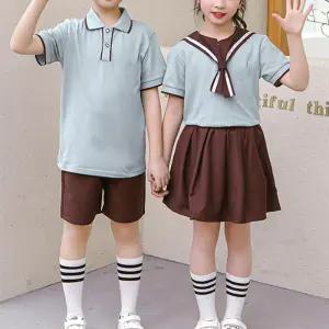 민트블루 반팔 하복세트 교복 학생복 원복 합창단.