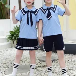 스카이블루 마린네이비 하복 교복세트 유치원 합창단.