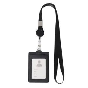 1개 블랙 사원증 릴 목걸이 릴홀더 출입증 목걸이 줄 ID카드