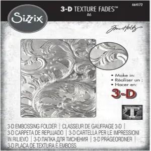 Sizzix 3D 텍스처 페이딩 엠보싱 폴더 멀티 컬러