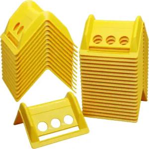 플랫베드 화물 적재용 캐리어 케이스가 있는 YHXCUIER 20팩 모서리 보호대-4인치 x 6인치 윈치 래칫 스트랩