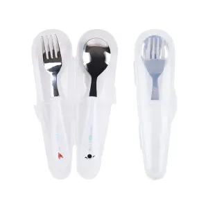 어린이 스푼 포크 케이스 세트 아기 유치원 휴대용유아수저 집수저 아이숟가락