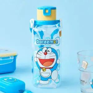 [에이치플러스몰]도라에몽 트라이탄 빨대물통 380ml