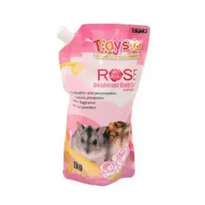 햄스터 목욕 장미향 백색 모래 1kg 1P 소동물 샤워 햄스터모래 햄스터목욕 햄스터목욕모래
