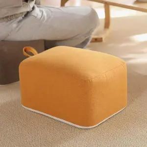 [하프클럽/셀러허브]스툴의자 홈인러브 사각 스툴(40x30x20cm) (오렌지) 패브릭