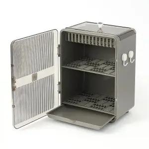 [하프클럽/셀러허브]컵보관함 키친박스 2단 컵 보관함(그레이) 식기보관 컵