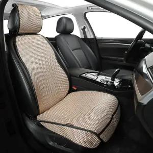 오토 뉴어 카시트 커버 통기성 앞 쿠션 편안한 프로텍터 미끄럼 방지 및 풀 랩 드라이버 프로텍터(저장