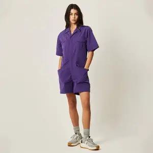 스파이더 여성 카라 반팔 점프수트 SPJPCNOP351WPPL CXE956 JOO694